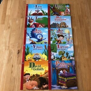 FRENCH Children’s Books (10) Soft Cover - Phidal collection